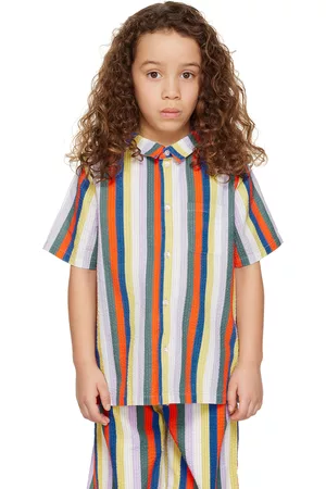 Maed for mini Shirts - Kids Multicolor Rainbow Rhino Shirt