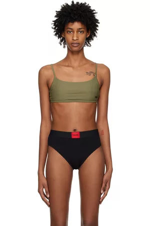 HUGO BOSS Green Pure Bikini Top