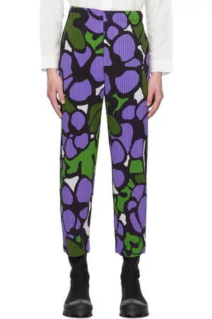 Printed Trousers - Purple - men - 34 products