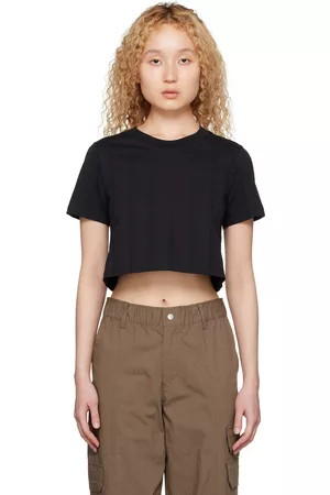 Nike Black Cropped T-Shirt