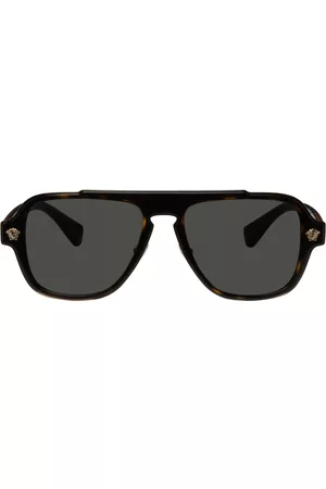 Versace Medusa Charm 56MM Square Sunglasses