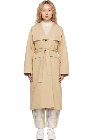 Ganni trench on sale