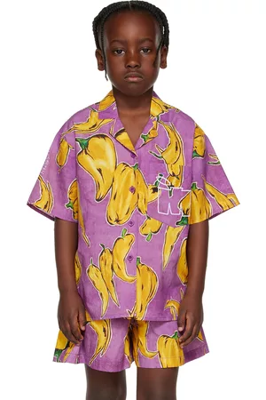 Maison Mangostan Shirts - Kids Purple Peppers Shirt