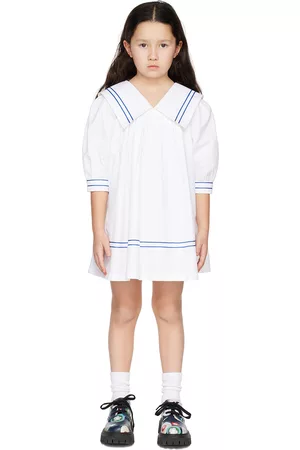 MORLEY Girls Dresses - Kids White Sailor Amadeus Dress