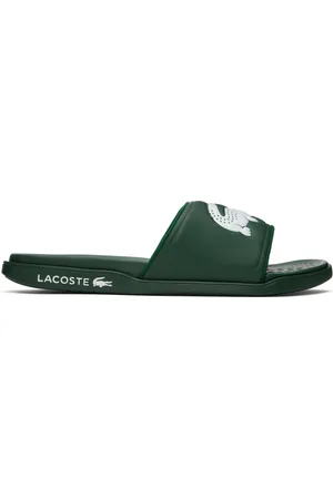 Lacoste discount croco sliders