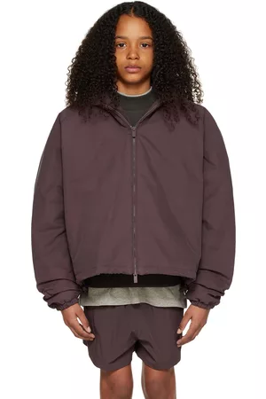 Essentials Jackets - Kids Purple Full Zip Jacket