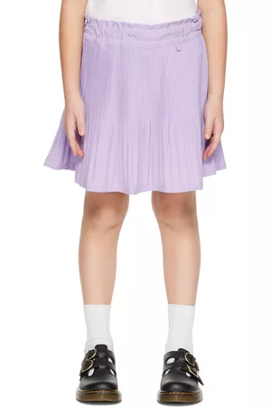 Anna Sui Girls Skirts - Kids Purple Pleated Skirt