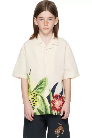Kenzo Floral Shirts - Kids Off-White Paris Floral Shirt