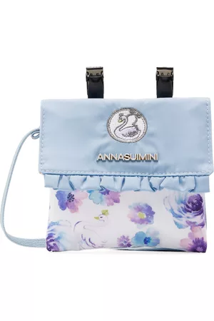 Anna Sui Bags - Kids White & Purple Floral Bag