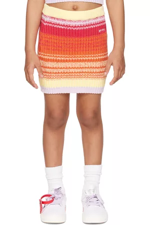 OFF-WHITE Girls Skirts - Kids Multicolor Striped Skirt