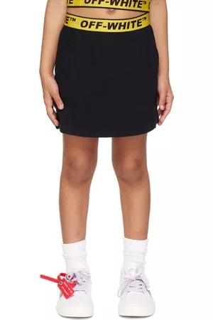 OFF-WHITE Girls Skirts - Kids Black Industrial Skirt