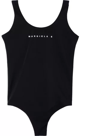 Maison Margiela Bodysuits & All-In-Ones - Kids Black Printed One-Piece Swimsuit