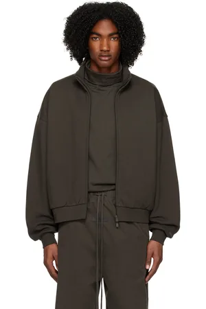 Fear of god hotsell essentials hooded zip shacket