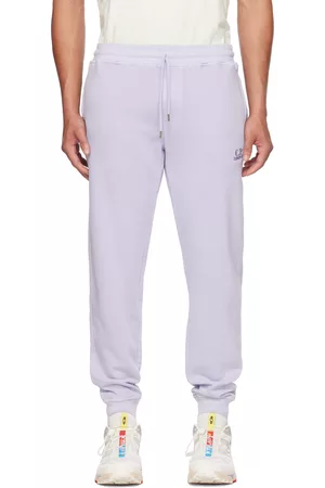 C.P. Company Men Sports Trousers - Purple Drawstring Sweatpants