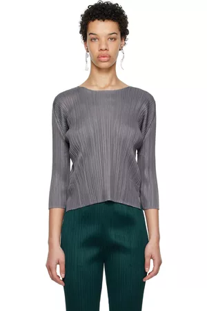 PLEATS PLEASE ISSEY MIYAKE, Classic Longsleeve MELLOW PLEATS