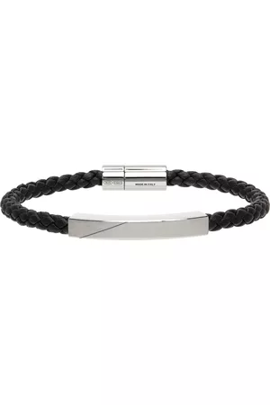 Buy Emporio Armani EGS2641060 Black Leather Man Bracelet at Amazonin