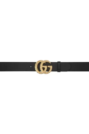 Gucci Women Belts - Black GG Marmont Belt
