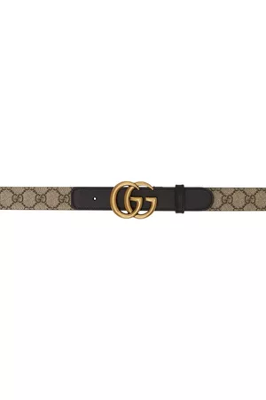 Gucci Women Belts - Beige GG Belt