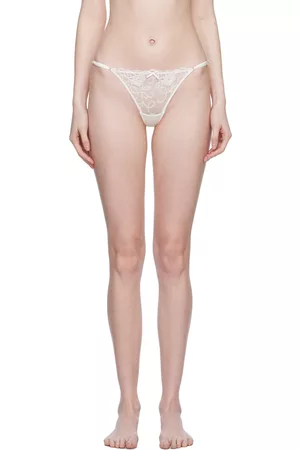 Thongs in the color beige for Women on sale