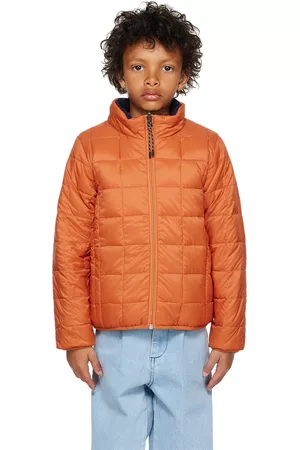 TAION Jackets - Kids Orange & Navy Reversible Down Jacket
