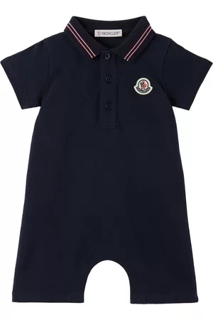 Moncler Bodysuits & All-In-Ones - Baby Navy Patch Romper