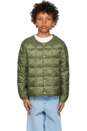 TAION Jackets - Kids Khaki Quilted Down Jacket