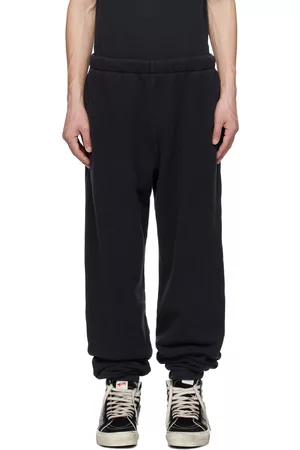 ERL Men Sports Trousers - Black Drawstring Sweatpants