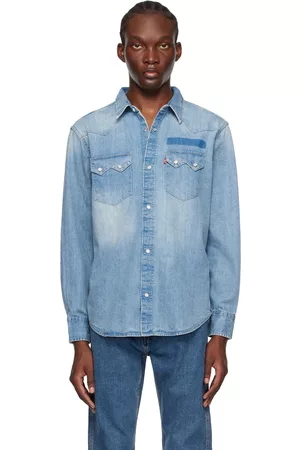 Levi's Sawtooth Relaxed Fit Western Shirt in Blue for Men | Lyst Australia