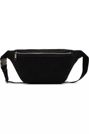 Jumbo GG belt bag in black leather