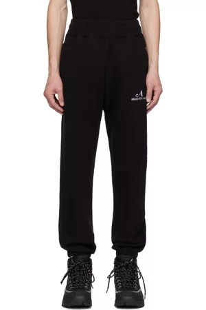 AWAKE NY Men Sports Trousers - Black Embroidered Sweatpants