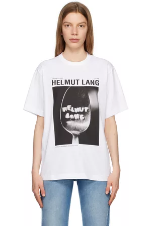 Helmut Lang Women T-shirts - White Photo T-Shirt