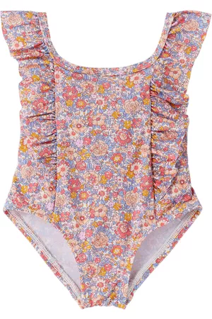 Tartine Et Chocolat Bodysuits & All-In-Ones - Baby Multicolor Floral One-Piece Swimsuit