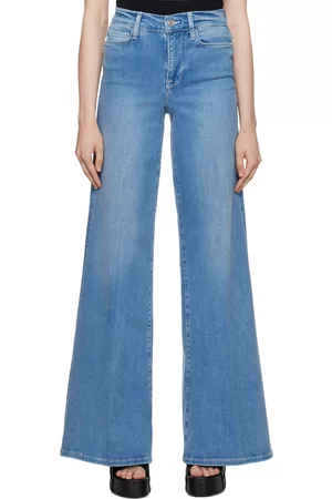 Frame Women Palazzos - Blue 'Le Palazzo' Jeans