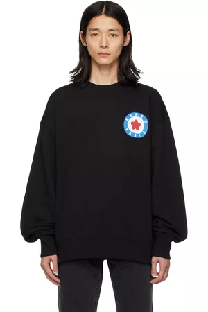 Kenzo Men Sweatshirts - Black Paris Target Sweatshirt