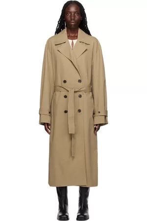 Taupe trench hot sale coat womens