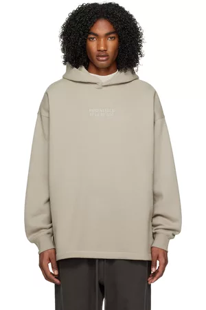 Essentials Men Hoodies - Gray Relaxed Hoodie