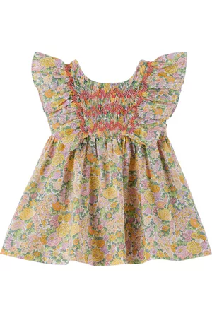 Tartine Et Chocolat Girls Printed Dresses - Baby Multicolor Floral Dress