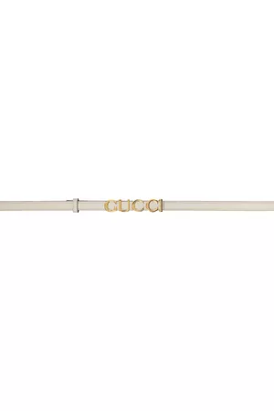 Gucci Women Belts - Off-White '' Thin Belt