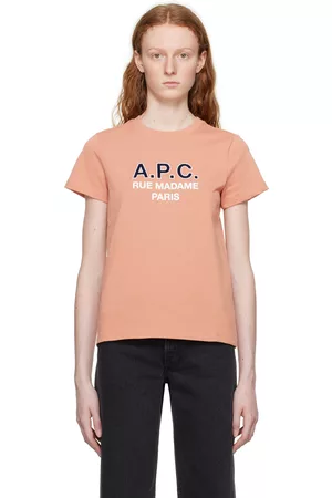 A.P.C. Women T-shirts - Pink Madame T-Shirt