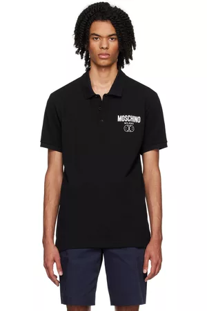 Moschino black outlet polo shirt