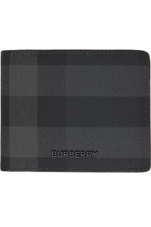 Burberry London Check Money Clip Card Holder