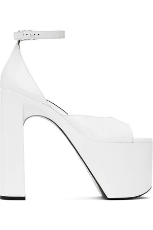 Balenciaga white online sandals