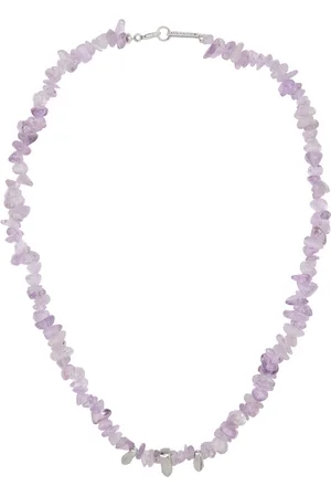 Fabiana Filippi chunky bead-chain necklace - Purple