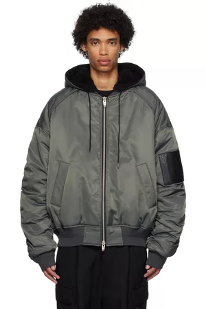 Acne Studios Gray Reversible Bomber Jacket