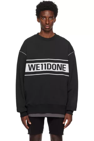We11done Black JQD Sweater