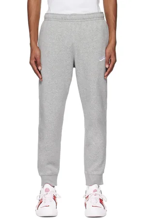 Gray Embroidered Sweatpants
