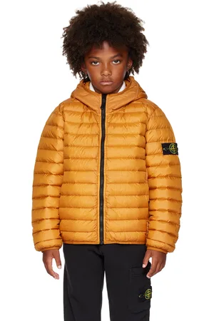 Orange stone cheap island puffer jacket