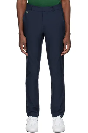 navy slim fit trousers