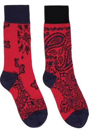 Sacai star-print Calf Socks - Farfetch
