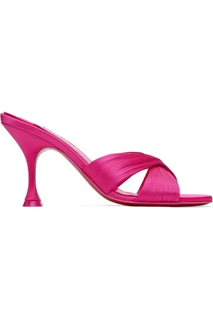 CHRISTIAN LOUBOUTIN shoes women high heels stilettos red sole open toe size  8 | eBay